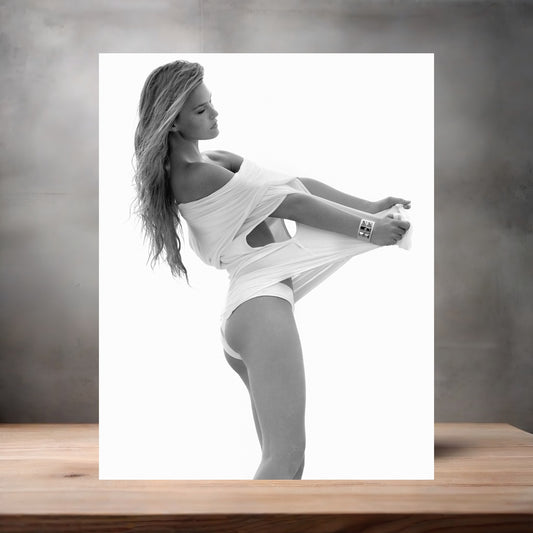 Bar Rafaeli sexy bikini poster with multiple size and finish options. B8