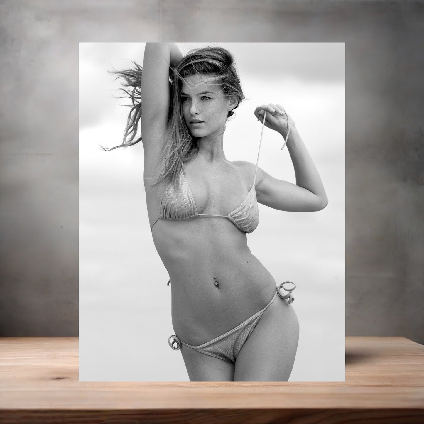 Bar Rafaeli sexy bikini poster with multiple size and finish options. B2