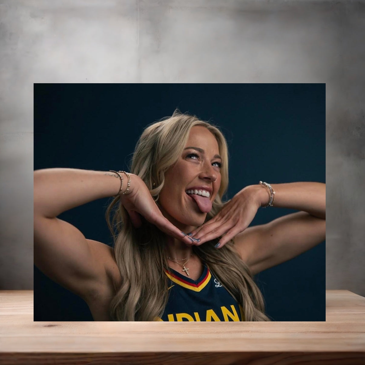 Sophie Cunningham Indiana Fever poster with multiple size and finish options. A3