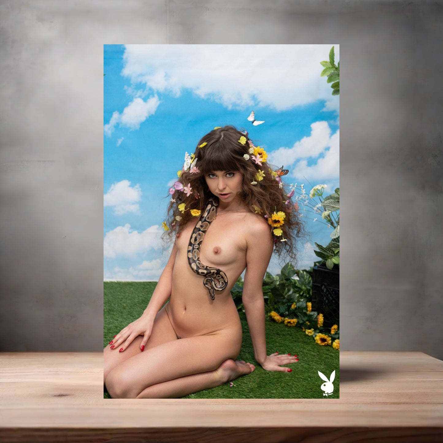 Riley Reid NSFW poster with multiple size and finish options. Playboy adult film star