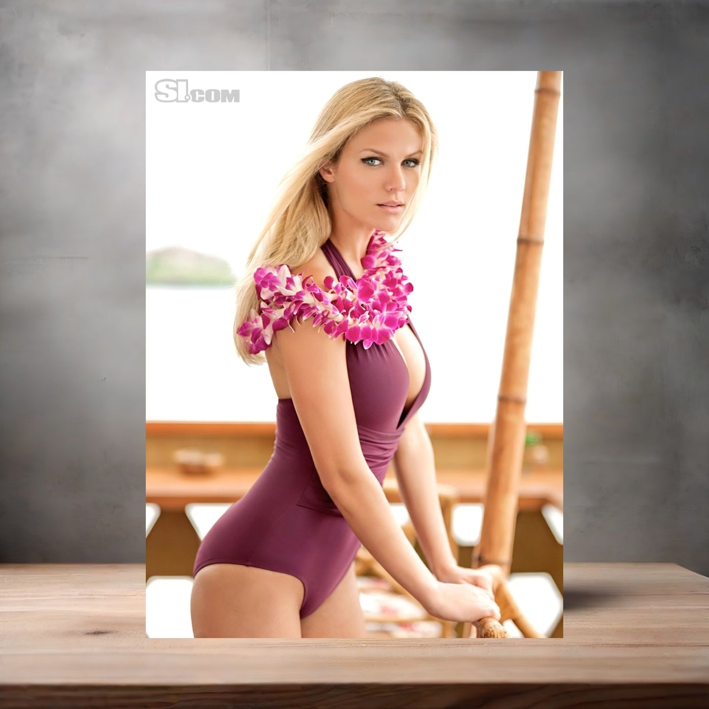 Brooklyn Decker Sports Illustrated swimsuit poster with multiple size and finish options. C7