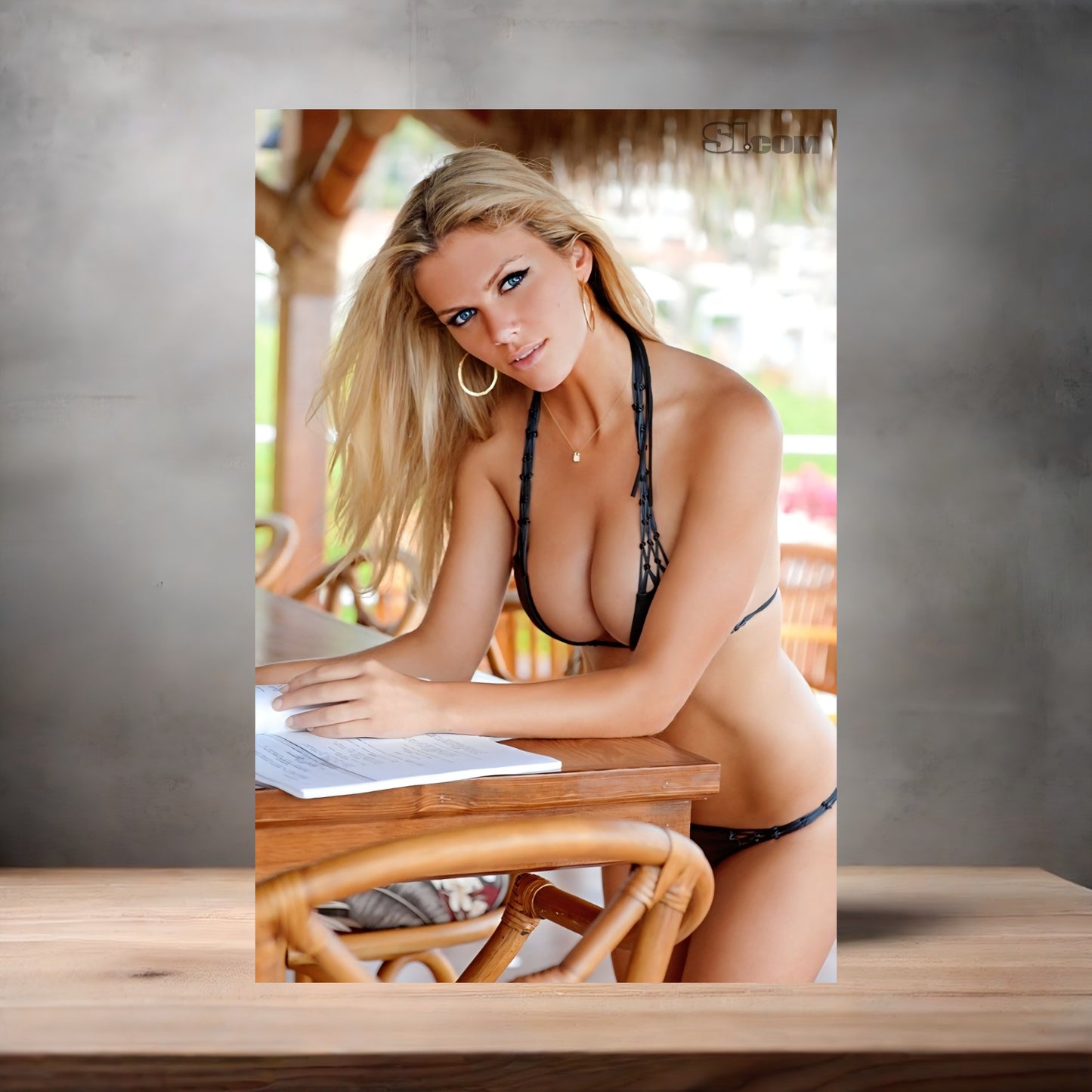 Brooklyn Decker Sports Illustrated swimsuit poster with multiple size and finish options. A4