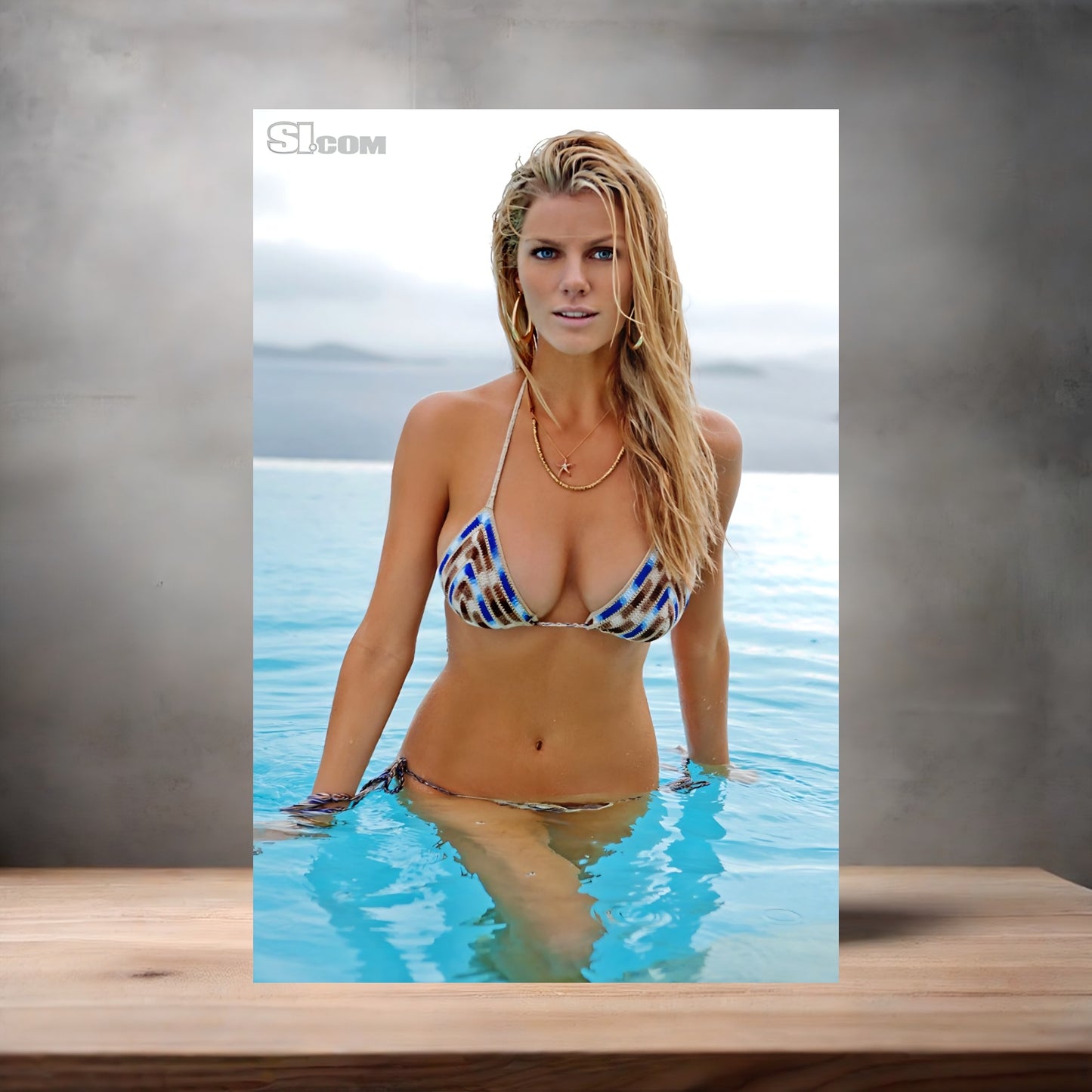 Brooklyn Decker Sports Illustrated swimsuit poster with multiple size and finish options. A5