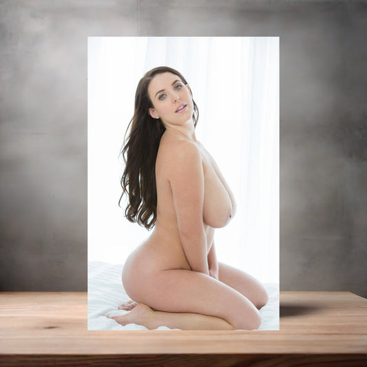 Angela White NSFW poster with multiple size and finish options. Adult film star E3