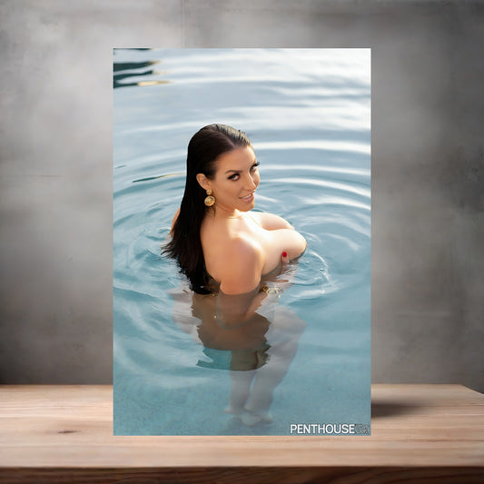 Angela White NSFW poster with multiple size and finish options. Adult film star D5