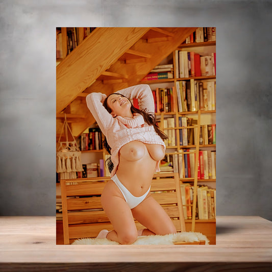 Angela White NSFW poster with multiple size and finish options. Adult film star A8