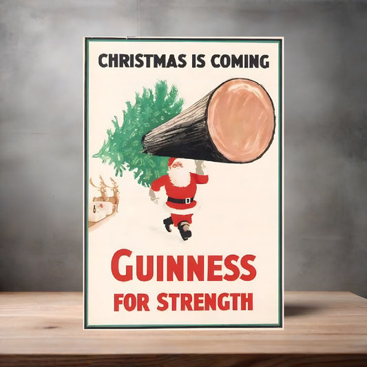 Vintage Guinness Beer Ad poster with multiple size and finish options. Ver. 11