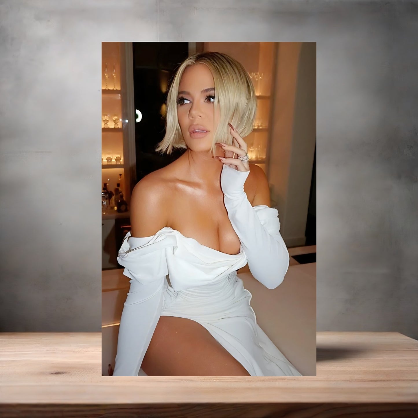 Khloe Kardashian NSFW poster with multiple size and finish options. Sexy a2