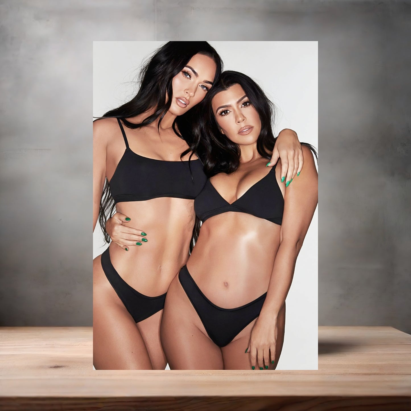 Kourtney Kardashian and Megan Fox NSFW poster with multiple size and finish options. Sexy A1