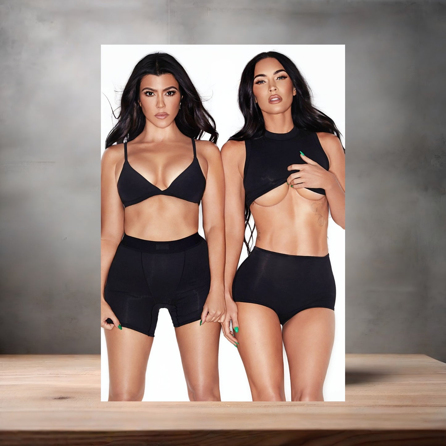 Kourtney Kardashian and Megan Fox NSFW poster with multiple size and finish options. Sexy A2