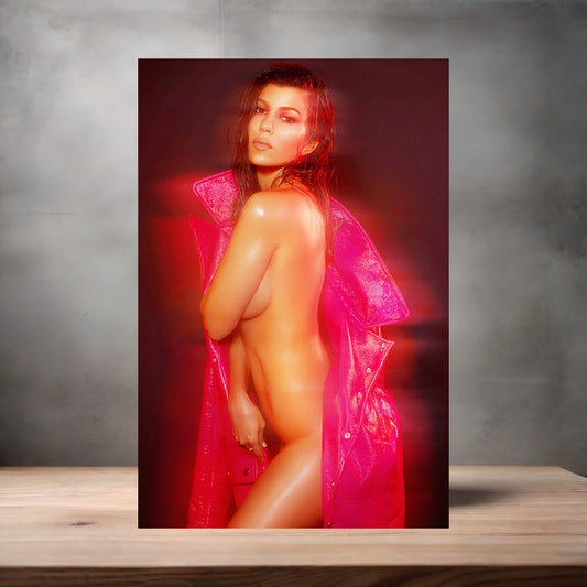 Kourtney Kardashian NSFW poster with multiple size and finish options. Sexy C4