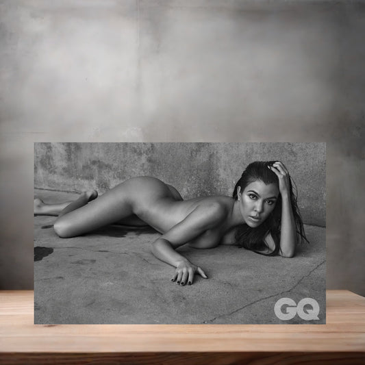 Kourtney Kardashian NSFW poster with multiple size and finish options. Sexy C3