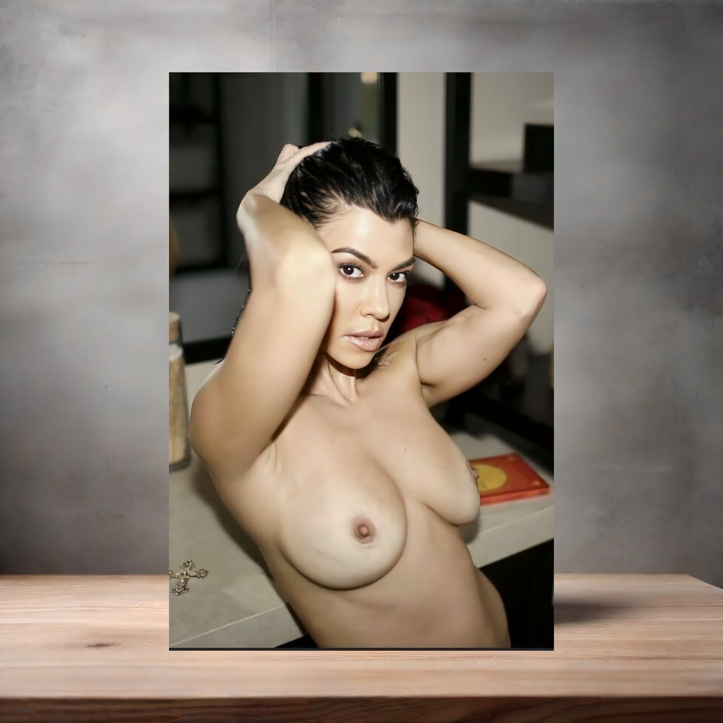 Kourtney Kardashian NSFW poster with multiple size and finish options. Sexy B6