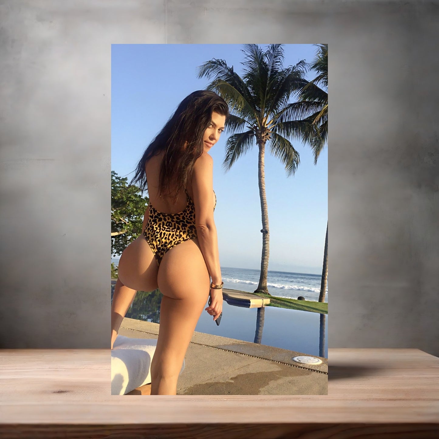 Kourtney Kardashian NSFW poster with multiple size and finish options. Sexy A7
