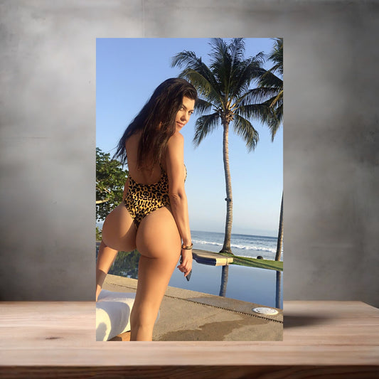 Kourtney Kardashian NSFW poster with multiple size and finish options. Sexy A7