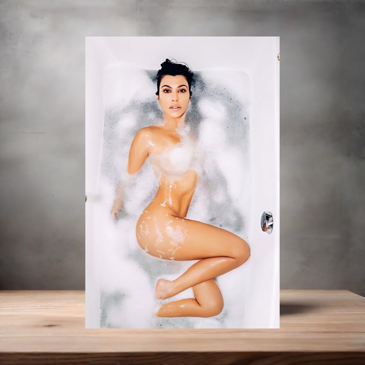 Kourtney Kardashian NSFW poster with multiple size and finish options. Sexy A4