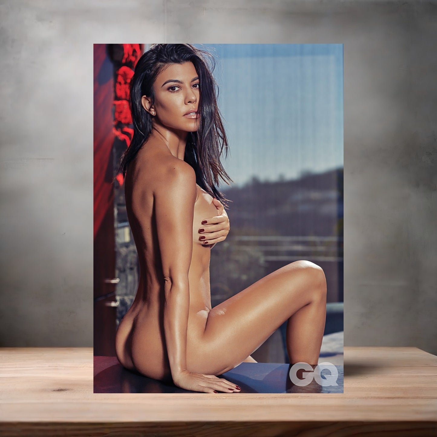 Kourtney Kardashian NSFW poster with multiple size and finish options. Sexy A1
