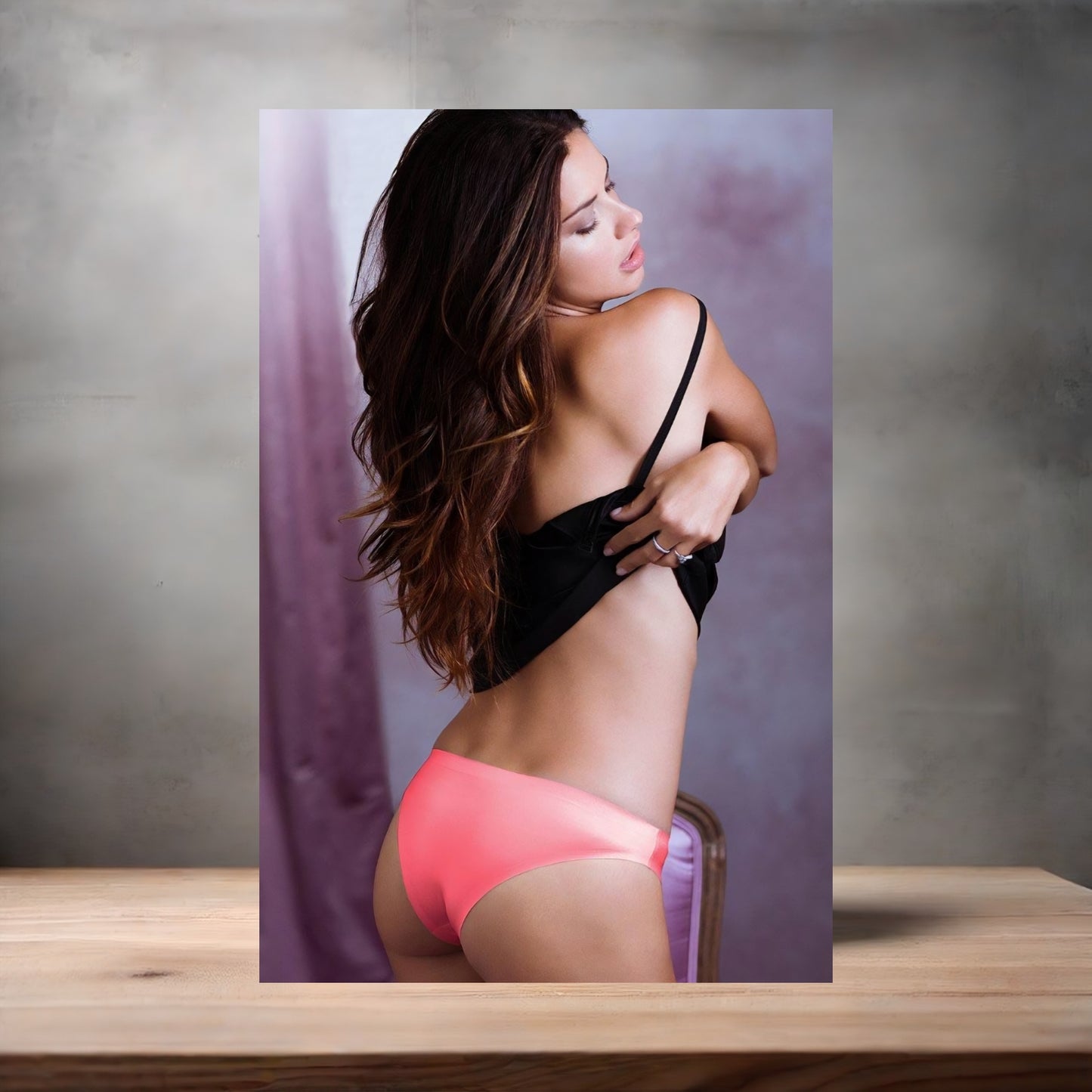 Adriana Lima NSFW poster with multiple size and finish options. Sexy supermodel, c8