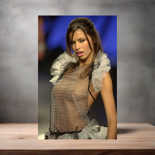 Adriana Lima NSFW poster with multiple size and finish options. Sexy supermodel, c5