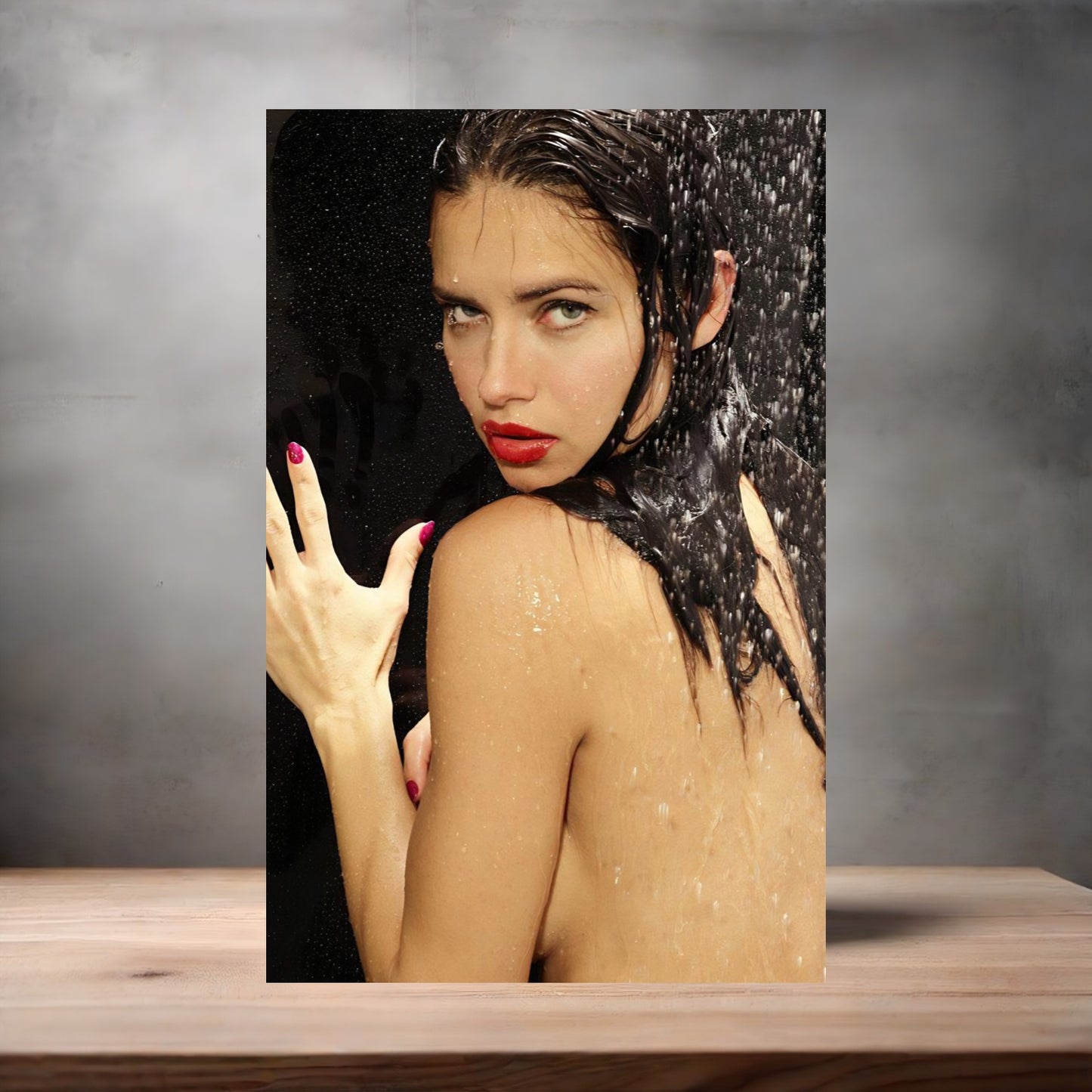 Adriana Lima NSFW poster with multiple size and finish options. Sexy supermodel, b9