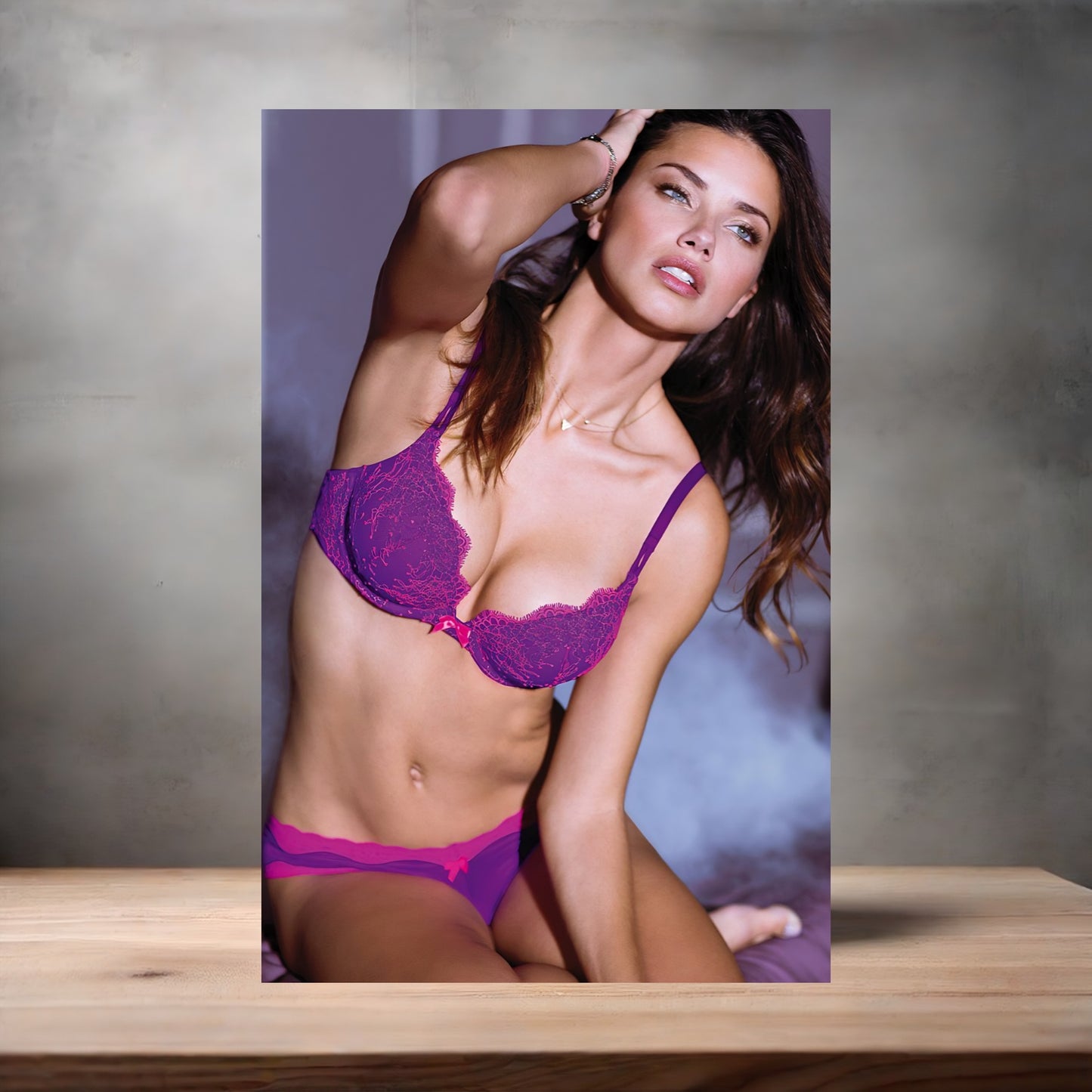 Adriana Lima NSFW poster with multiple size and finish options. Sexy supermodel, b7