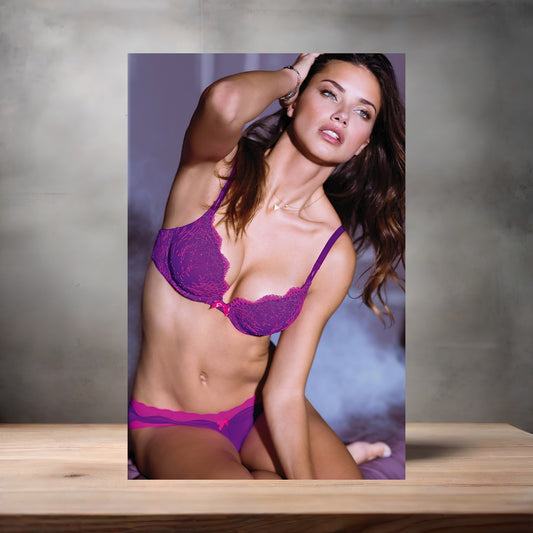 Adriana Lima NSFW poster with multiple size and finish options. Sexy supermodel, b7