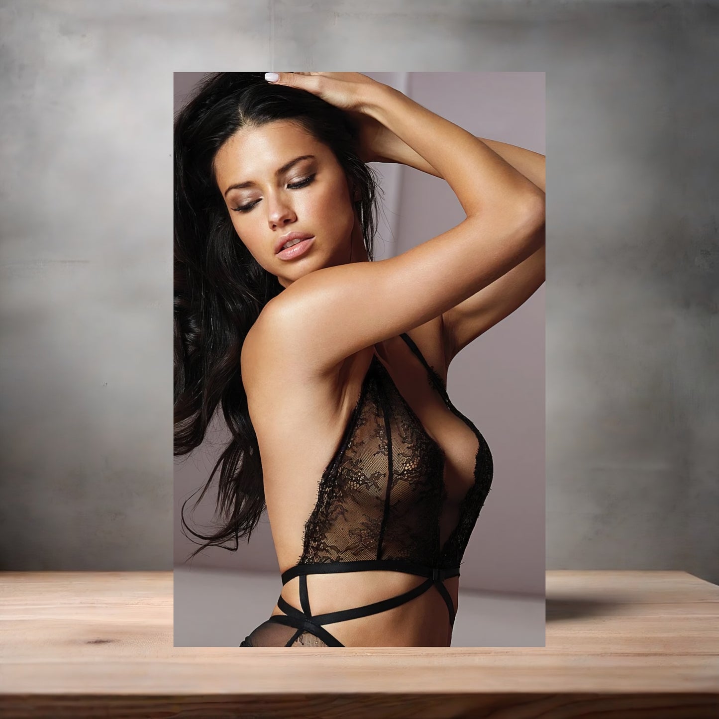 Adriana Lima NSFW poster with multiple size and finish options. Sexy supermodel, b1