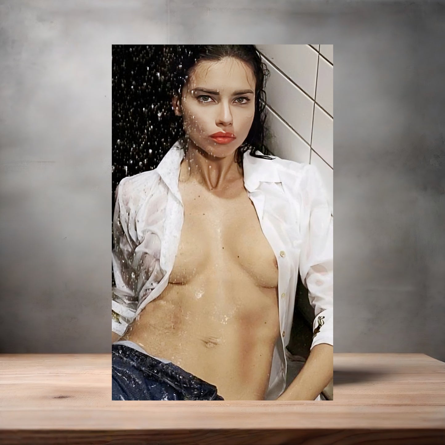 Adriana Lima NSFW poster with multiple size and finish options. Sexy supermodel, a8
