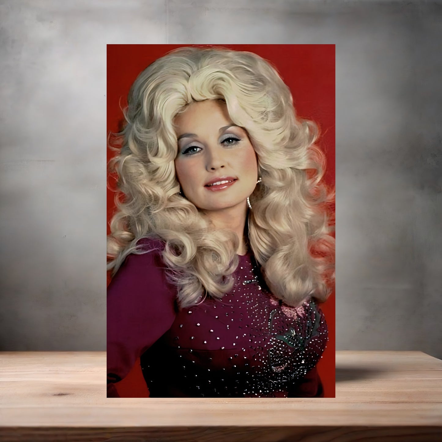 Dolly Parton poster with multiple size and finish options. B5