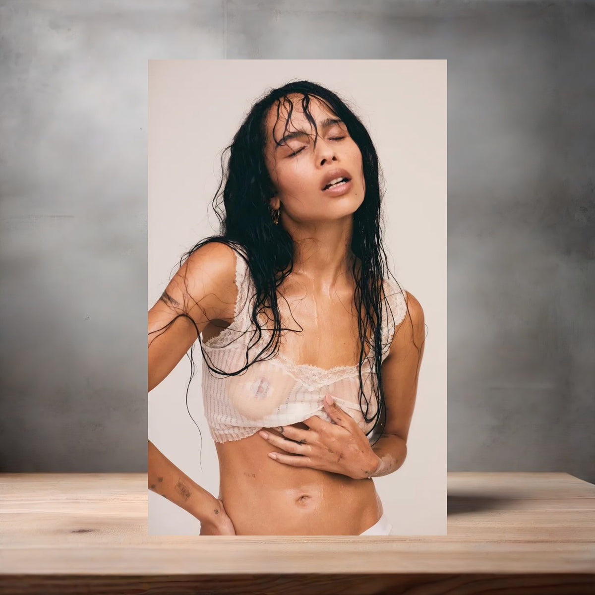 Zoe Kravitz Sexy Posters in glossy or matte. 24 options to choose from. NSFW