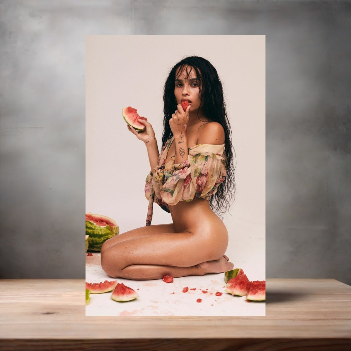 Zoe Kravitz Sexy Posters in glossy or matte. 24 options to choose from. NSFW