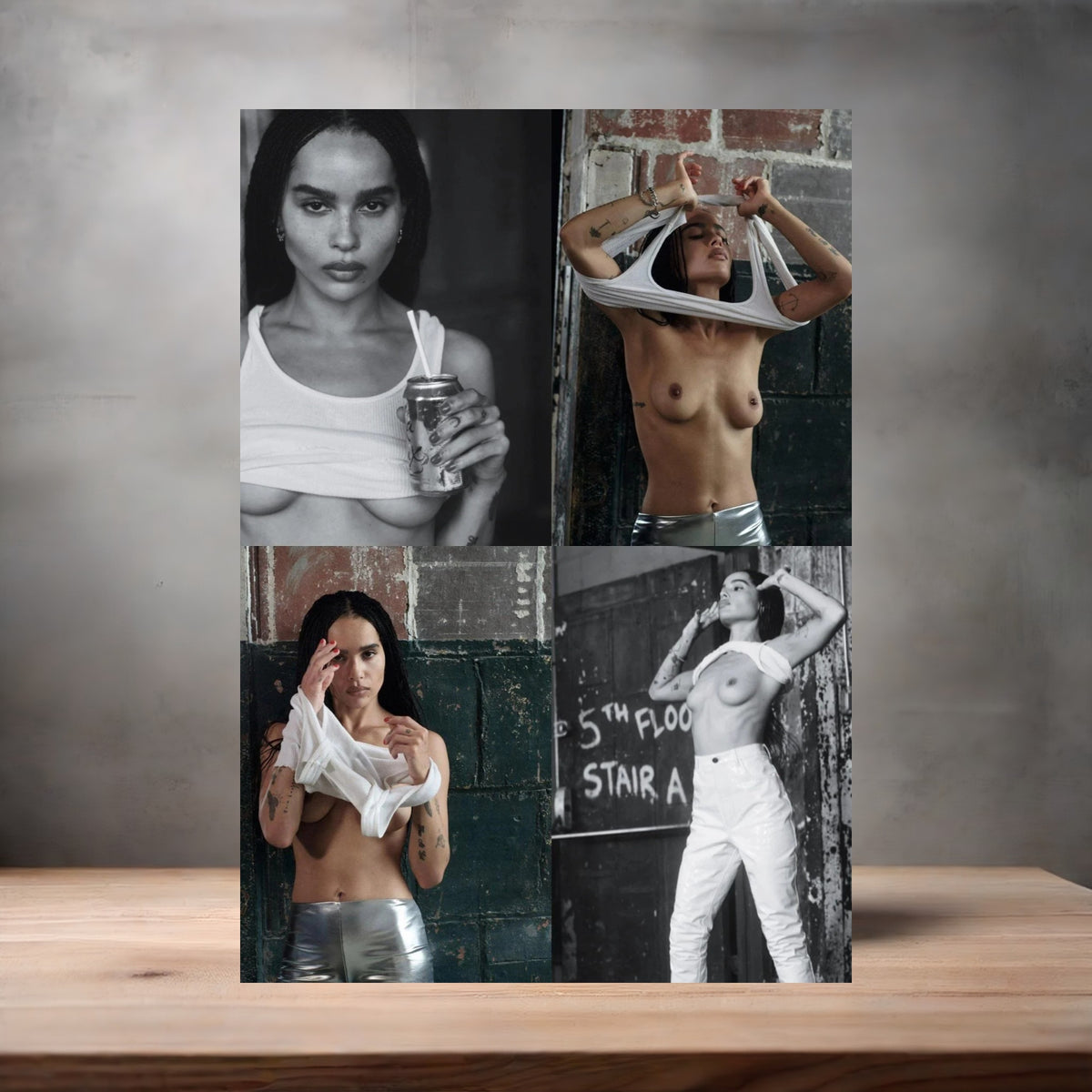 Zoe Kravitz Sexy Posters in glossy or matte. 24 options to choose from. NSFW