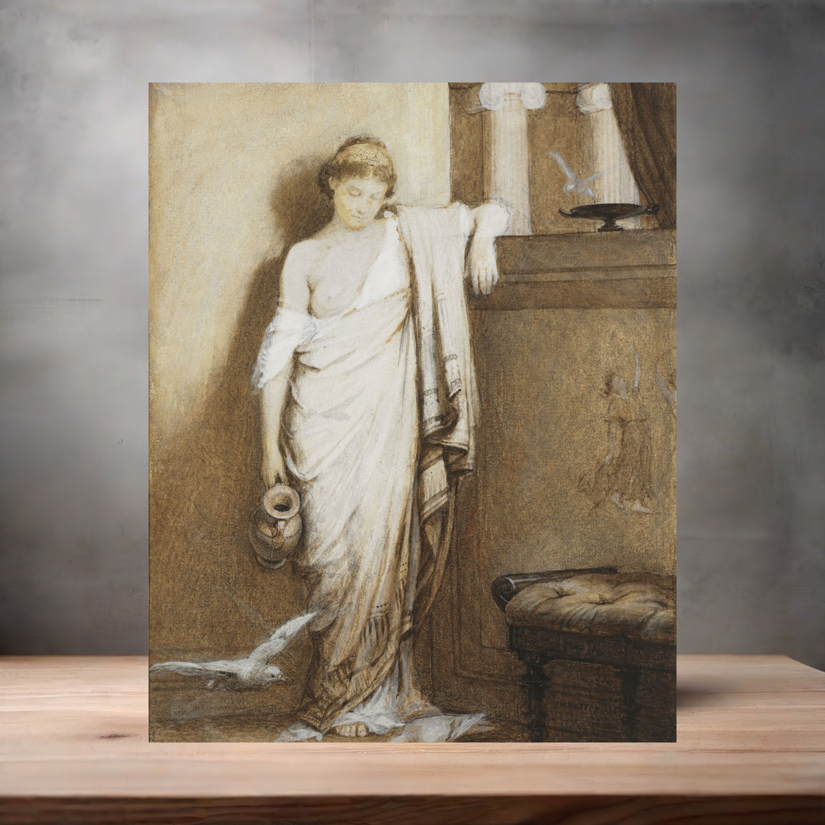 John William Waterhouse 8.5 x 11" art print set of 2, glossy and matte. 24 options to choose from.