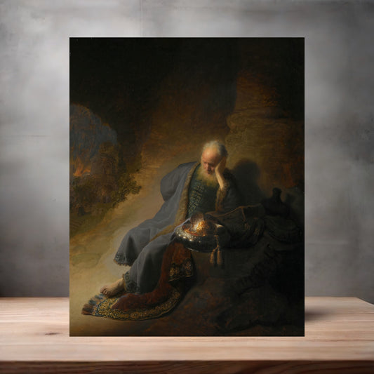 Rembrandt 8.5 x 11" art print set of 2, glossy and matte. 24 options to choose from.
