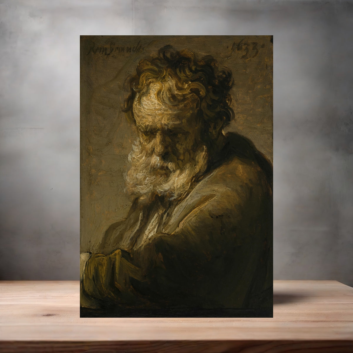 Rembrandt 8.5 x 11" art print set of 2, glossy and matte. 24 options to choose from.