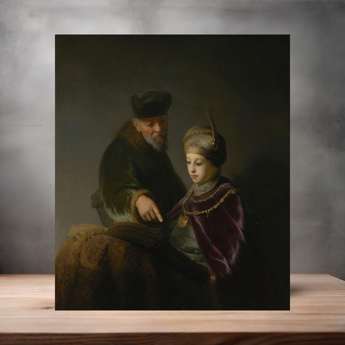 Rembrandt 8.5 x 11" art print set of 2, glossy and matte. 24 options to choose from.