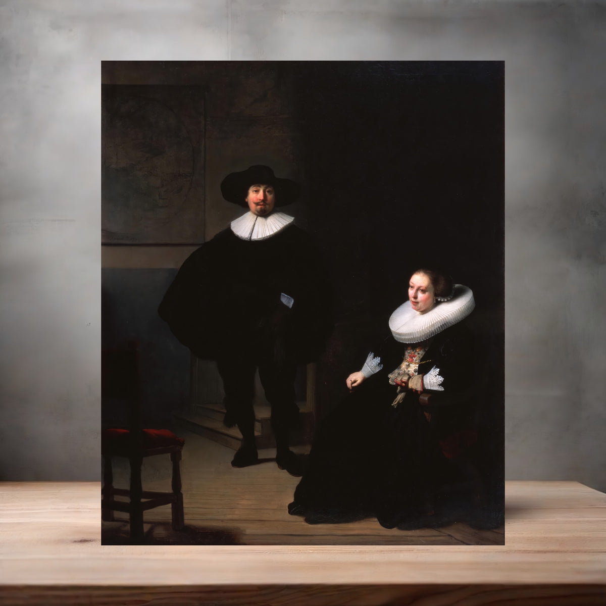 Rembrandt 8.5 x 11" art print set of 2, glossy and matte. 24 options to choose from.