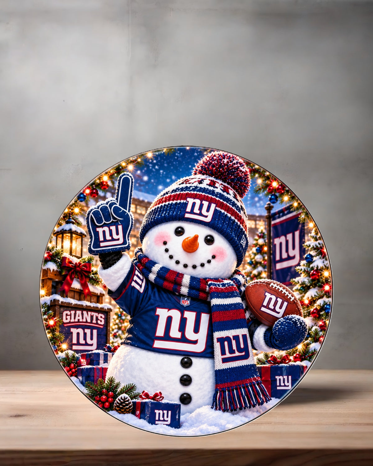 NFL Snowman ceramic Christmas ornament. 16 options to choose from. All NFC teams