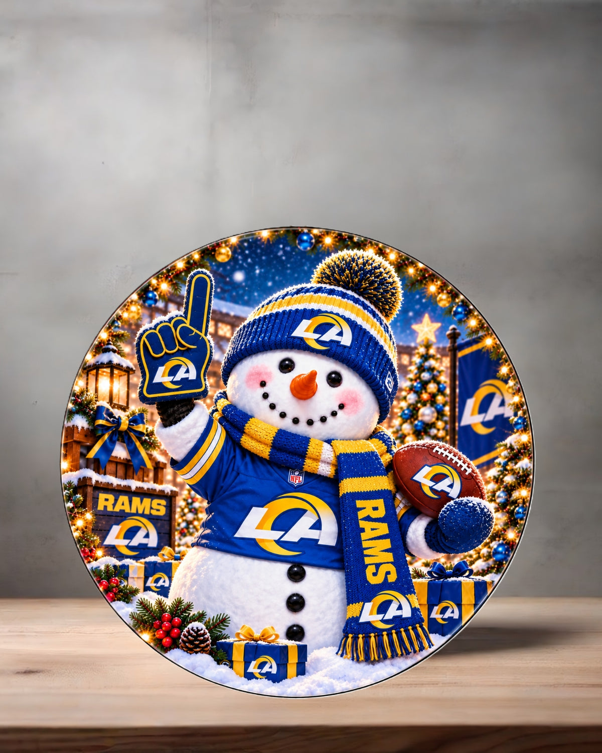 NFL Snowman ceramic Christmas ornament. 16 options to choose from. All NFC teams