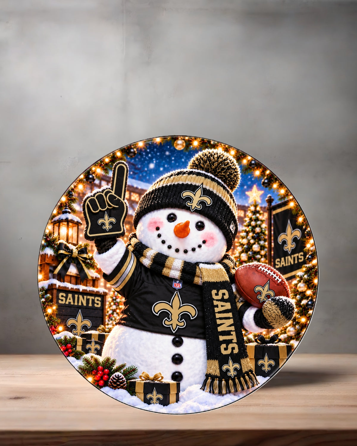 NFL Snowman ceramic Christmas ornament. 16 options to choose from. All NFC teams