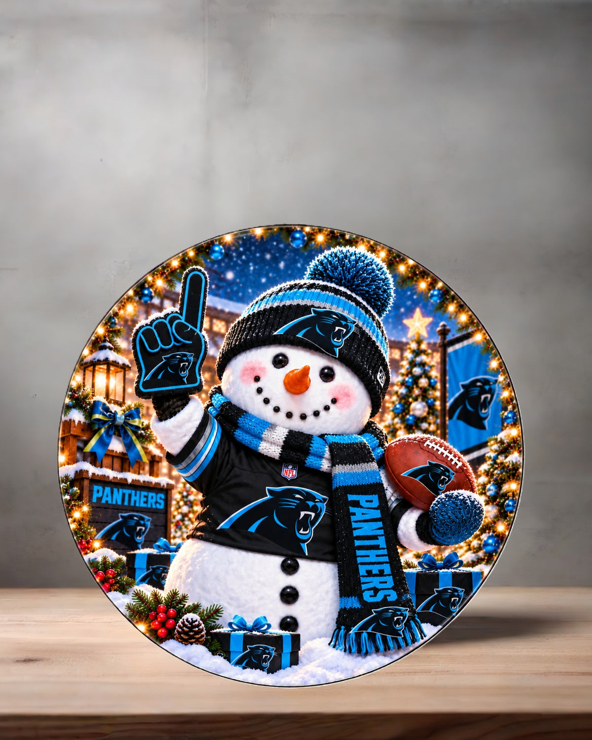 NFL Snowman ceramic Christmas ornament. 16 options to choose from. All NFC teams