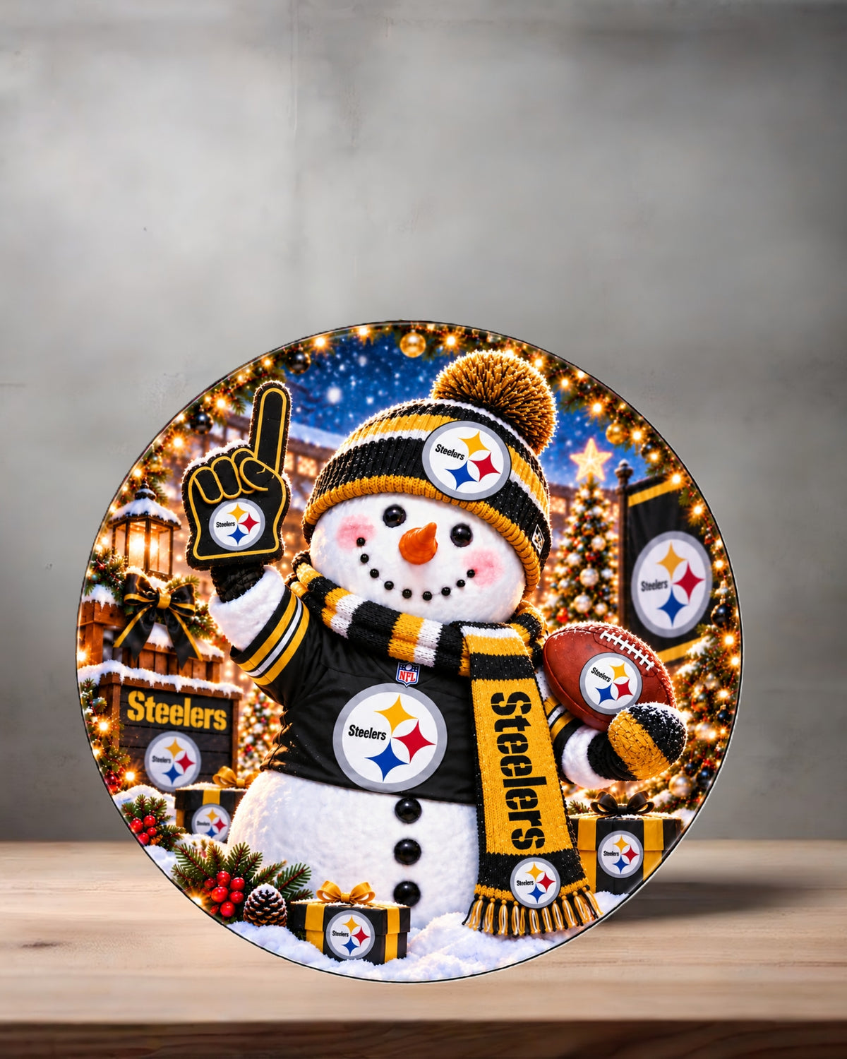 NFL Snowman ceramic Christmas ornament. 16 options to choose from. All AFC teams