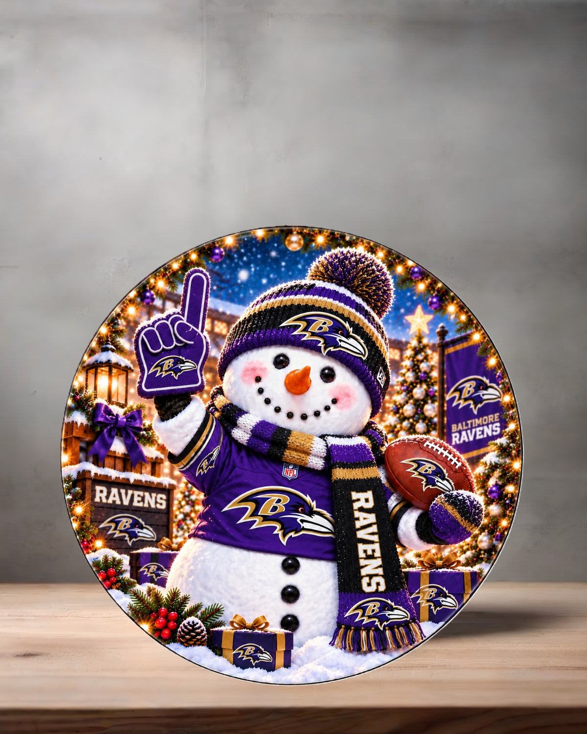 NFL Snowman ceramic Christmas ornament. 16 options to choose from. All AFC teams