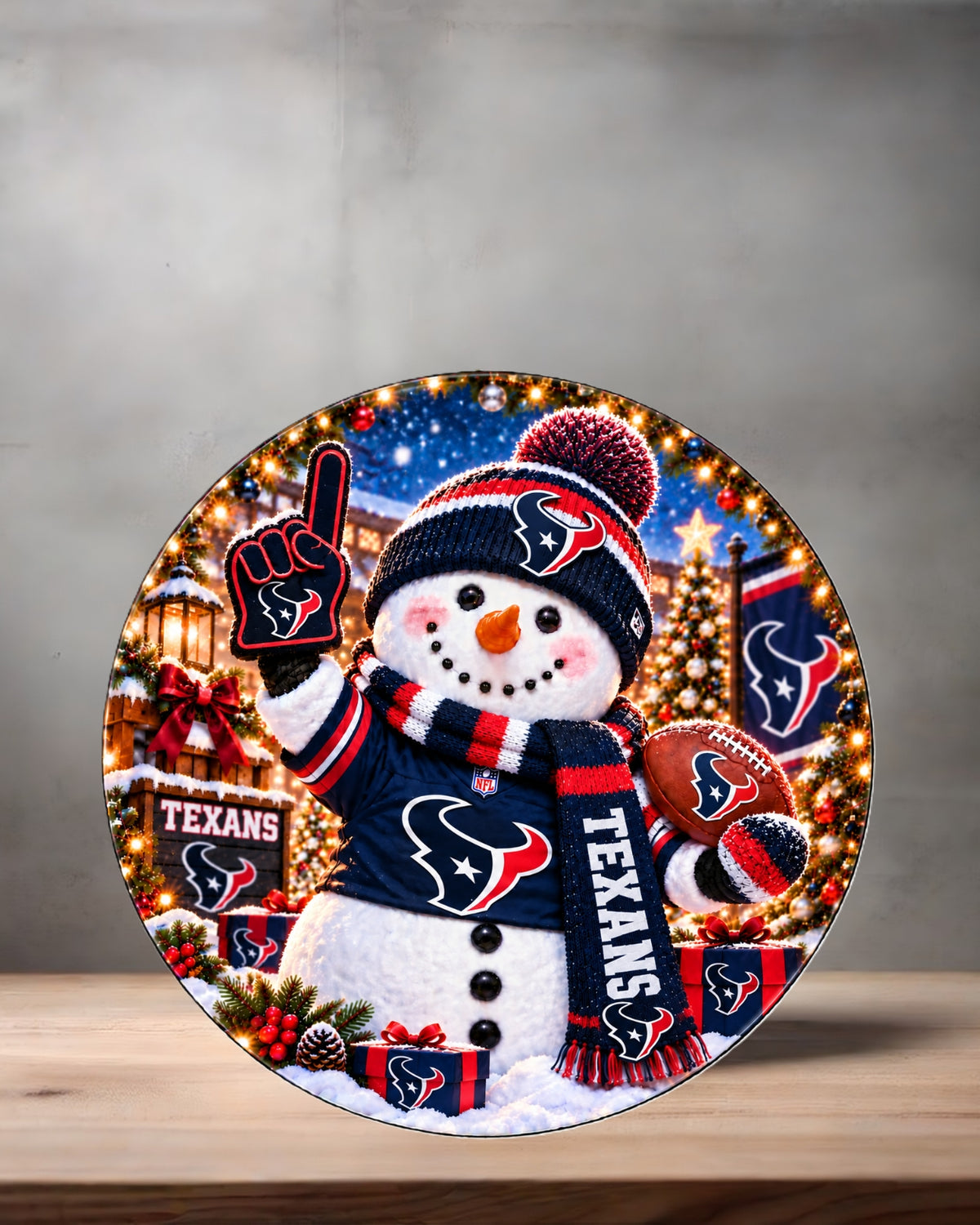 NFL Snowman ceramic Christmas ornament. 16 options to choose from. All AFC teams