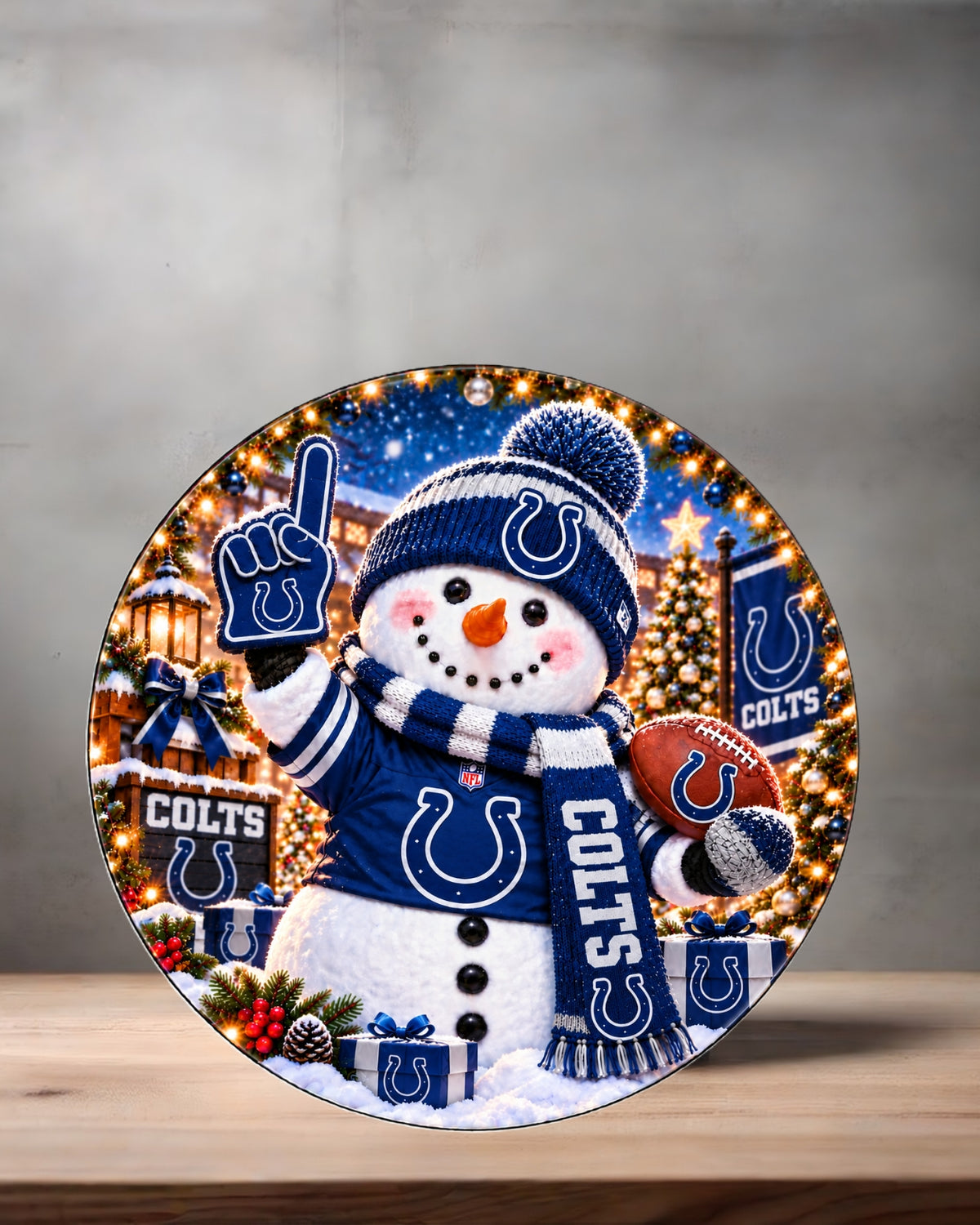 NFL Snowman ceramic Christmas ornament. 16 options to choose from. All AFC teams
