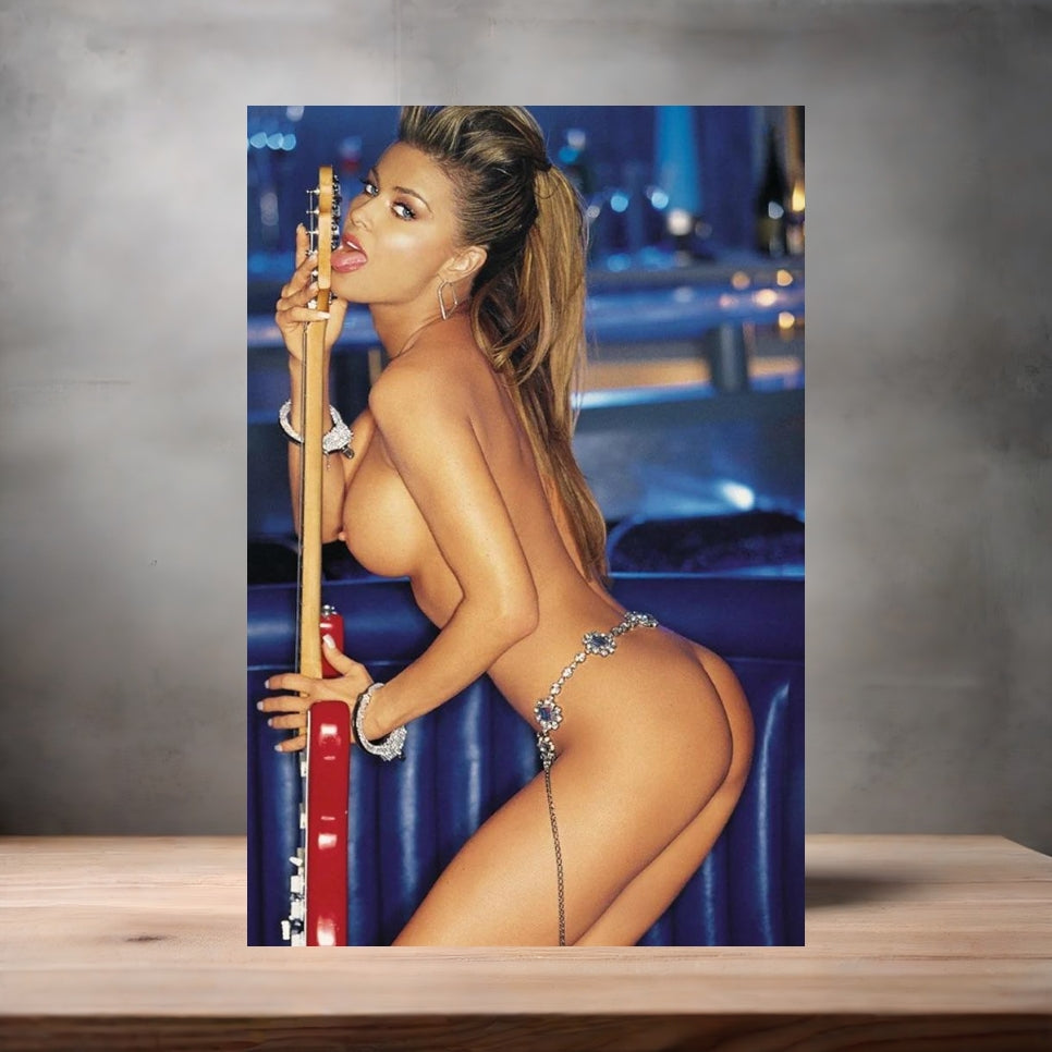 Carmen Electra poster prints in multiple sizes and material. Playboy, NSFW
