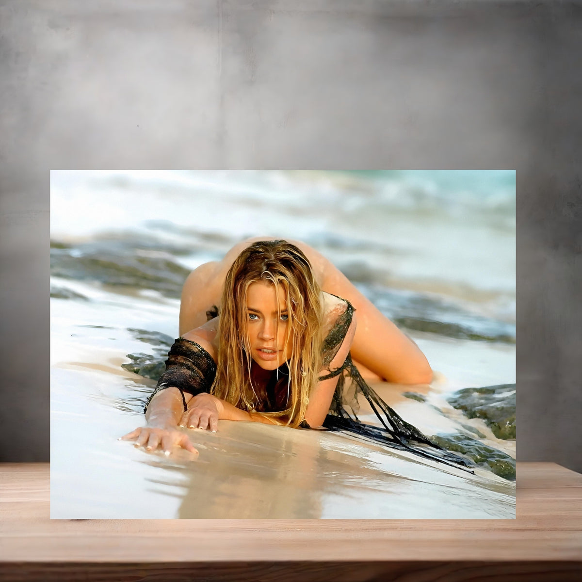 Denise Richards poster prints in multiple sizes and material. Playboy, NSFW