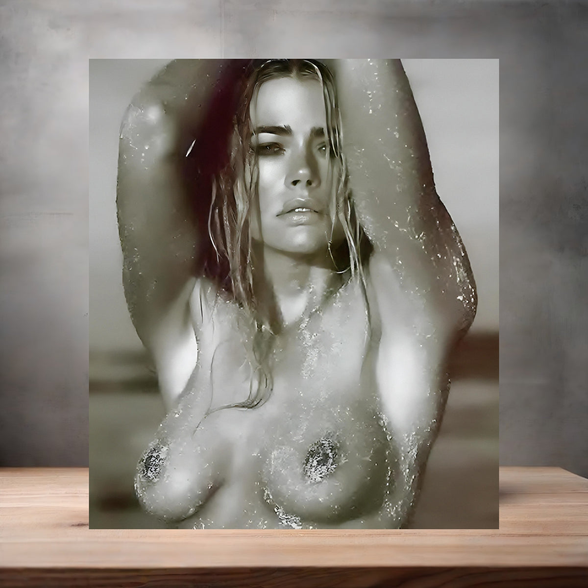 Denise Richards poster prints in multiple sizes and material. Playboy, NSFW