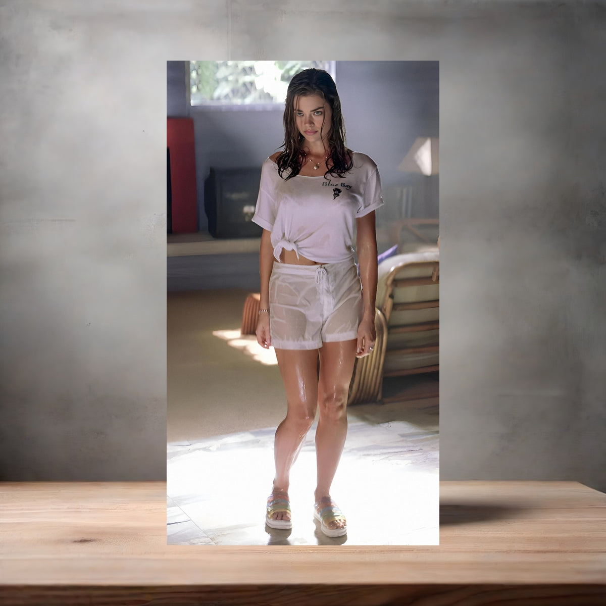 Denise Richards poster prints in multiple sizes and material. Playboy, NSFW