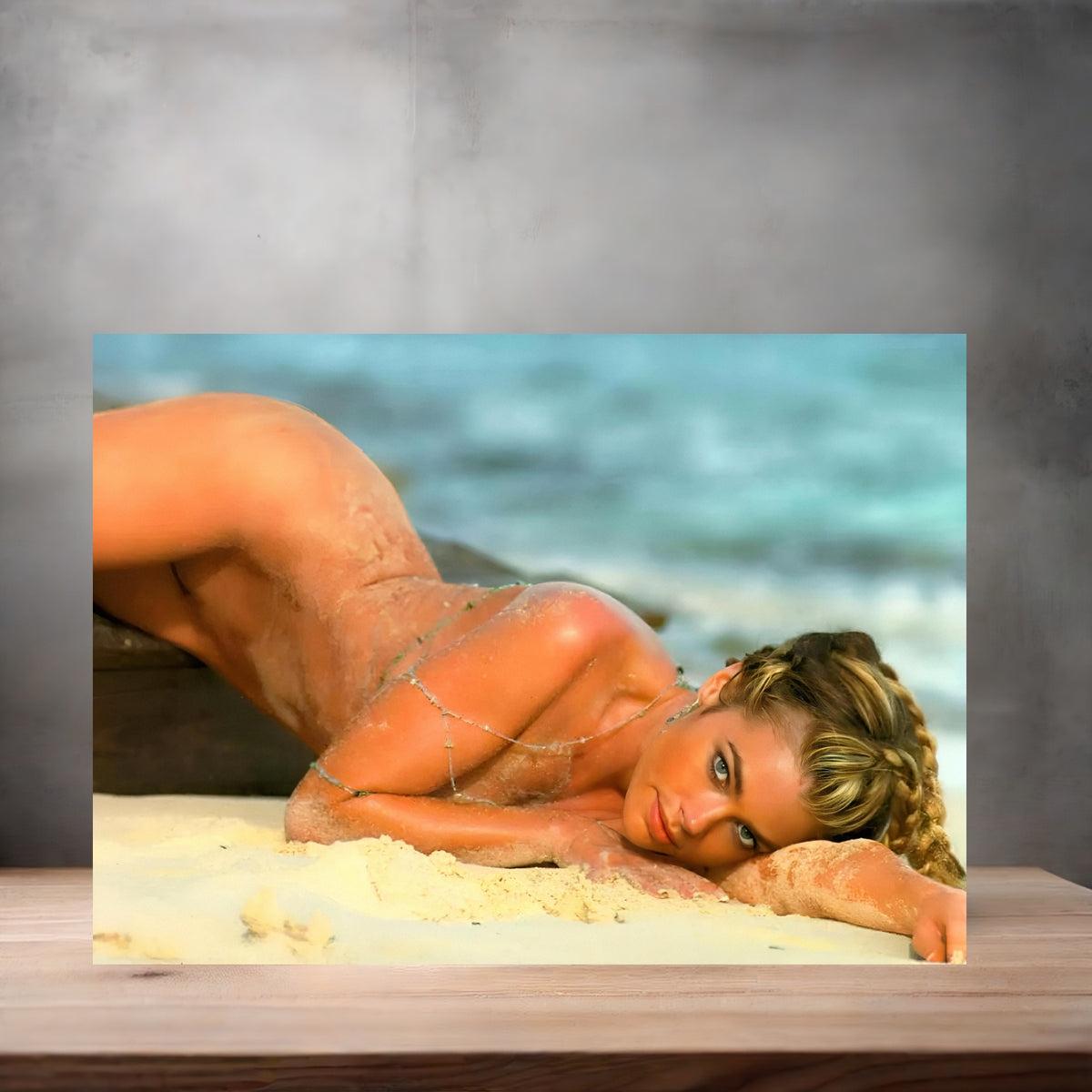 Denise Richards poster prints in multiple sizes and material. Playboy, NSFW